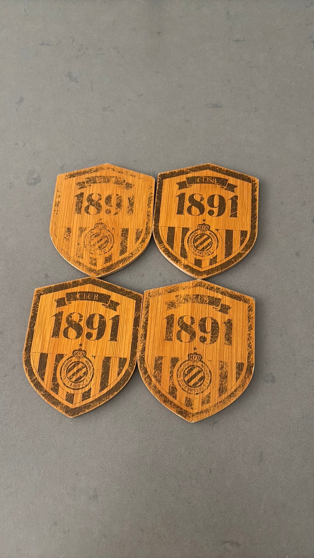 Serviettes Club Brugge 4 pièces, Enlèvement ou Envoi