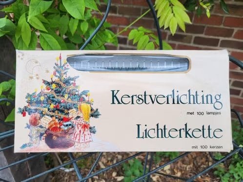 Vintage Kerstverlichting (100 lampjes) – In Nieuwstaat, Diversen, Ophalen