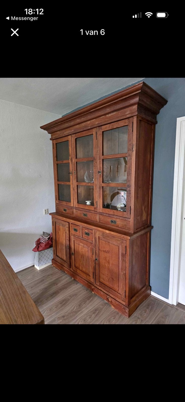 Buffetkast teak een mooi stuk klaar voor aktie, Huis en Inrichting, Gebruikt, 200 cm of meer, 150 tot 200 cm, Teakhout