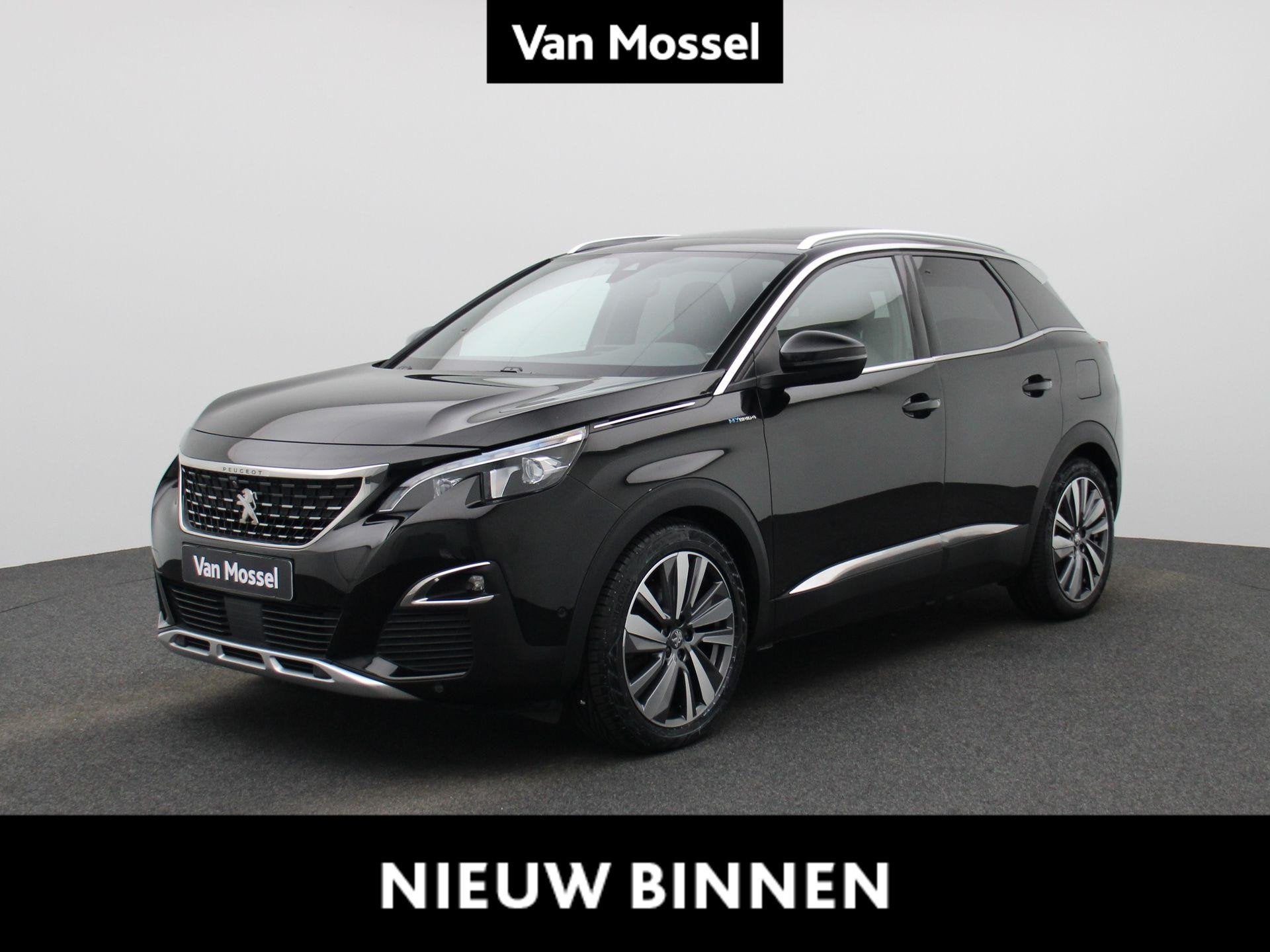 Peugeot 3008 1.6 HYBRID4 300 e-Auto8 GT NAVI | CAMERA | LEDE, 4 cilinders, Zwart, Plug-in hybride, SUV of Terreinwagen