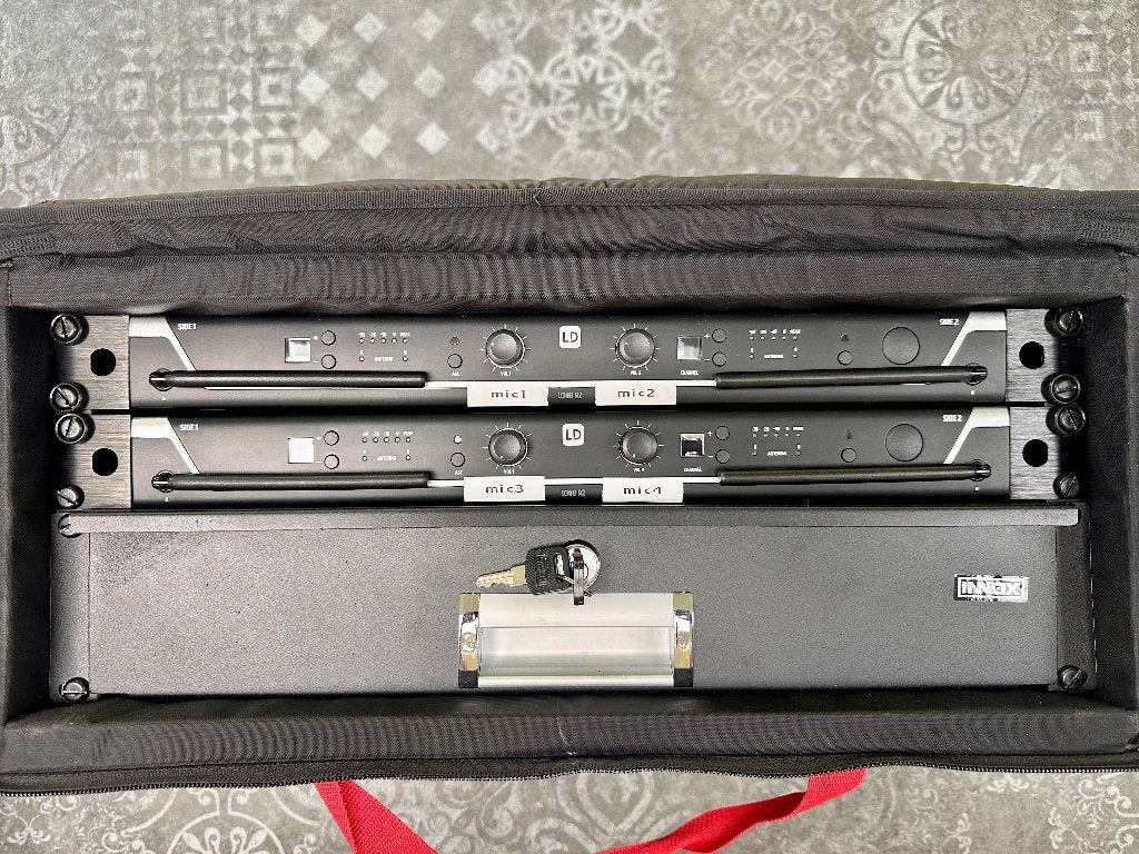LD Systems draadloos handsfree microfoonsysteem U308 R2, Ophalen of Verzenden, Zo goed als nieuw, Zangmicrofoon, Draadloos