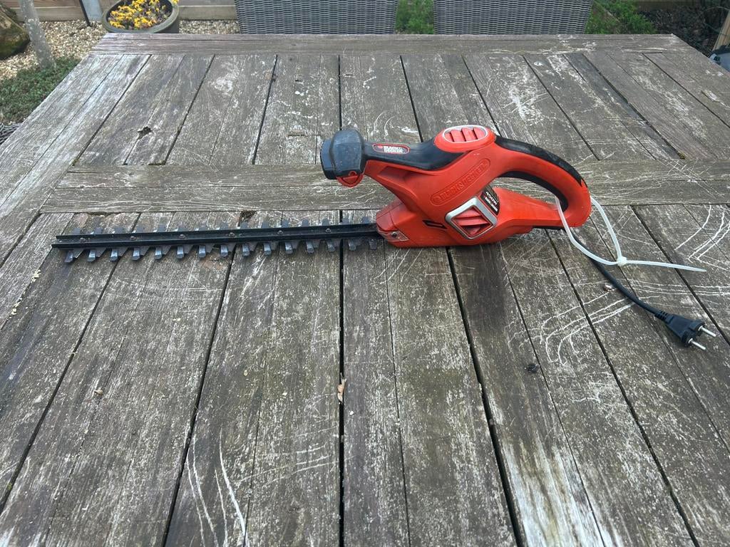 Haagschaar black&decker, Ophalen, Gebruikt