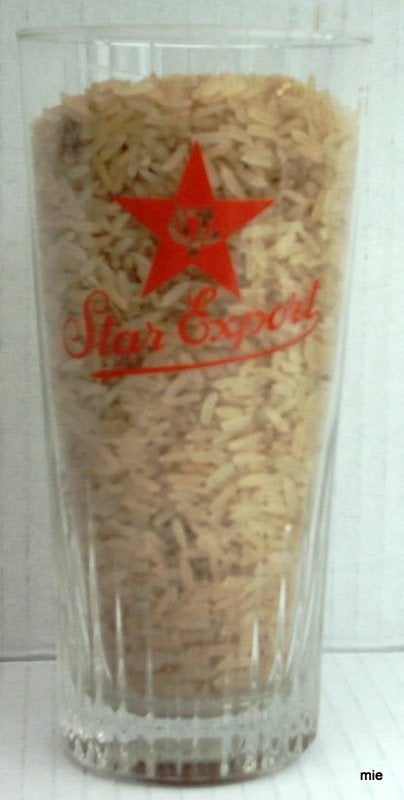 Bier brouwerij Excelsior export rood, Verzamelen, Glas en Drinkglazen, Ophalen of Verzenden, Zo goed als nieuw