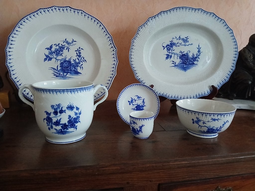 Set van Doorniks porselein „Ronda Mille Côtes”, Ophalen