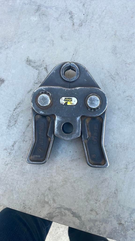 Persbek viega nussbaum 15mm, Ophalen, Gebruikt