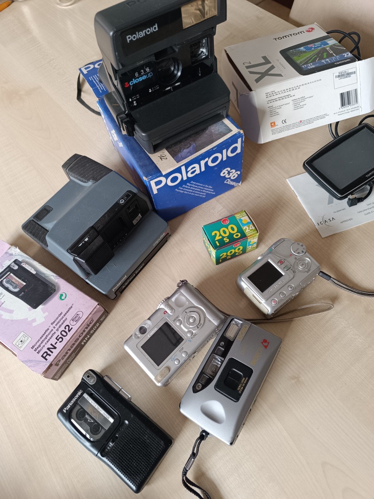 oude fototoestellen, Tomtom, opname apparaat, Ophalen of Verzenden