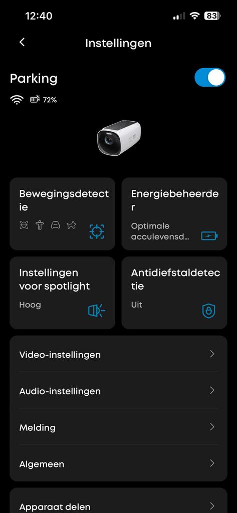 S330 eufy security camera, Audio, Tv en Foto, Videobewaking, Ophalen, Zo goed als nieuw