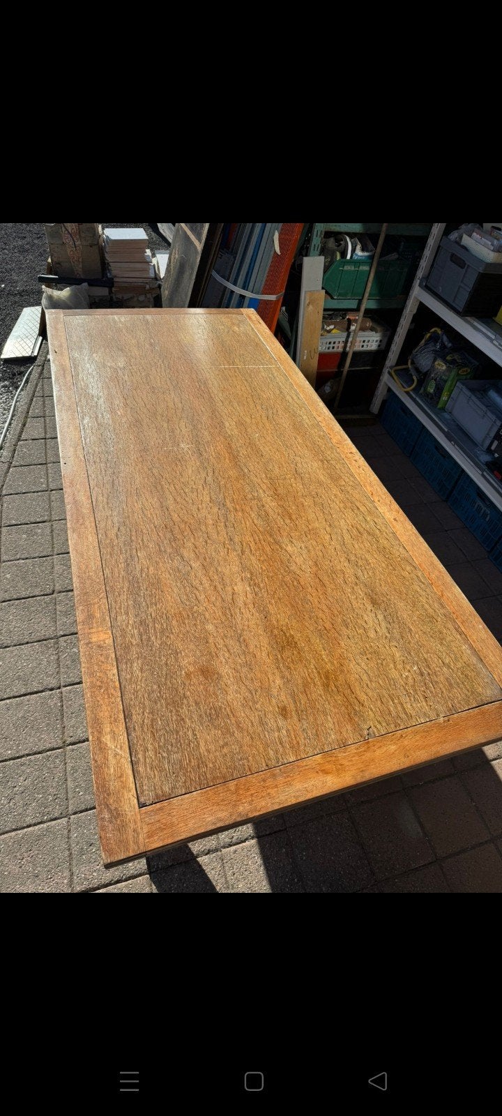 tuin tafel, Tuin en Terras, Ophalen of Verzenden, Hout