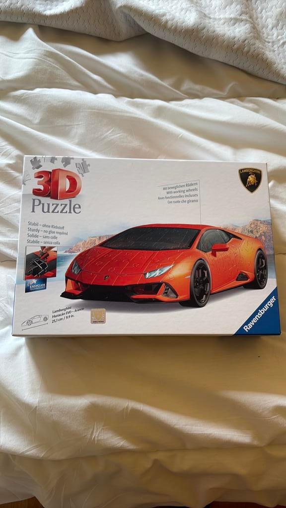 Ravensburger 3D Lamborghini puzzel, Hobby & Loisirs créatifs, Modélisme | Voitures & Véhicules, Neuf, Autres marques, 1:50 ou moins