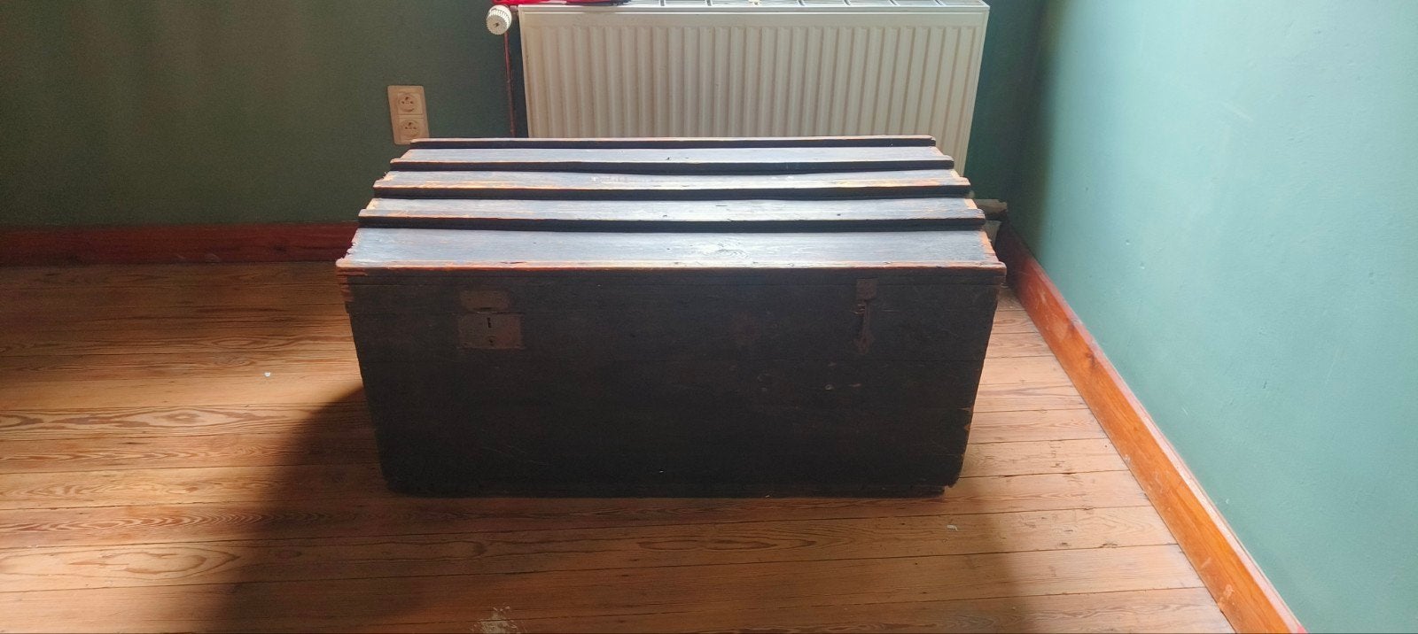 houten kist, Ophalen, Gebruikt