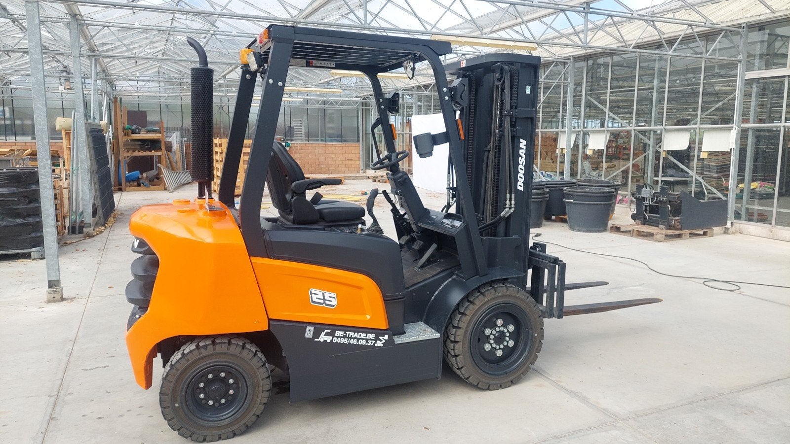 heftruck 2.5ton doosan, Ophalen, Zo goed als nieuw