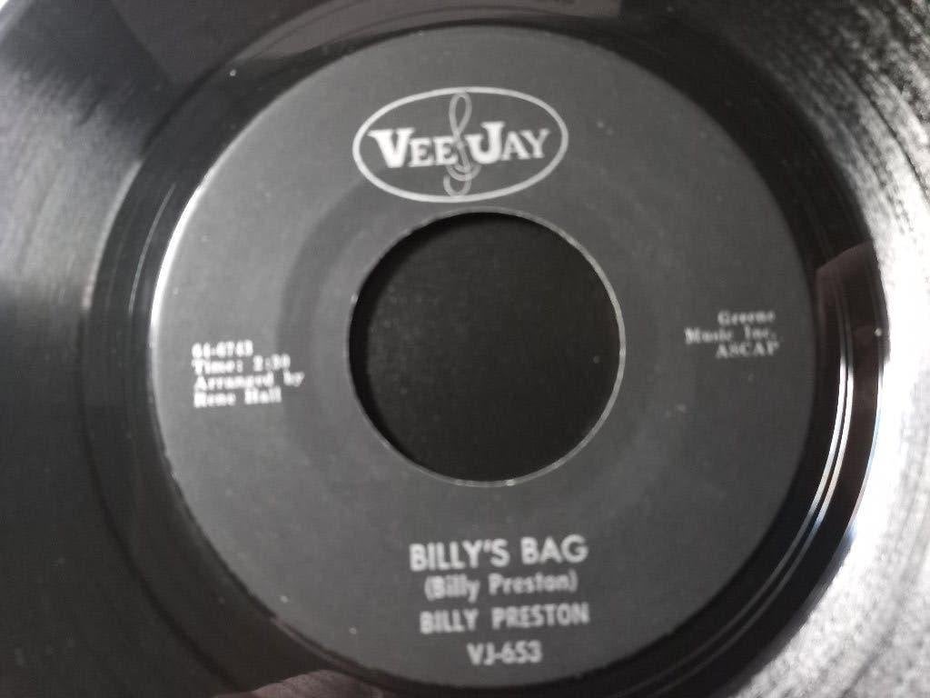 Billy Preston‎ — Sac Billy « Popcorn », CD & DVD, Vinyles | R&B & Soul, Enlèvement ou Envoi, Funk, 7 inch, Comme neuf