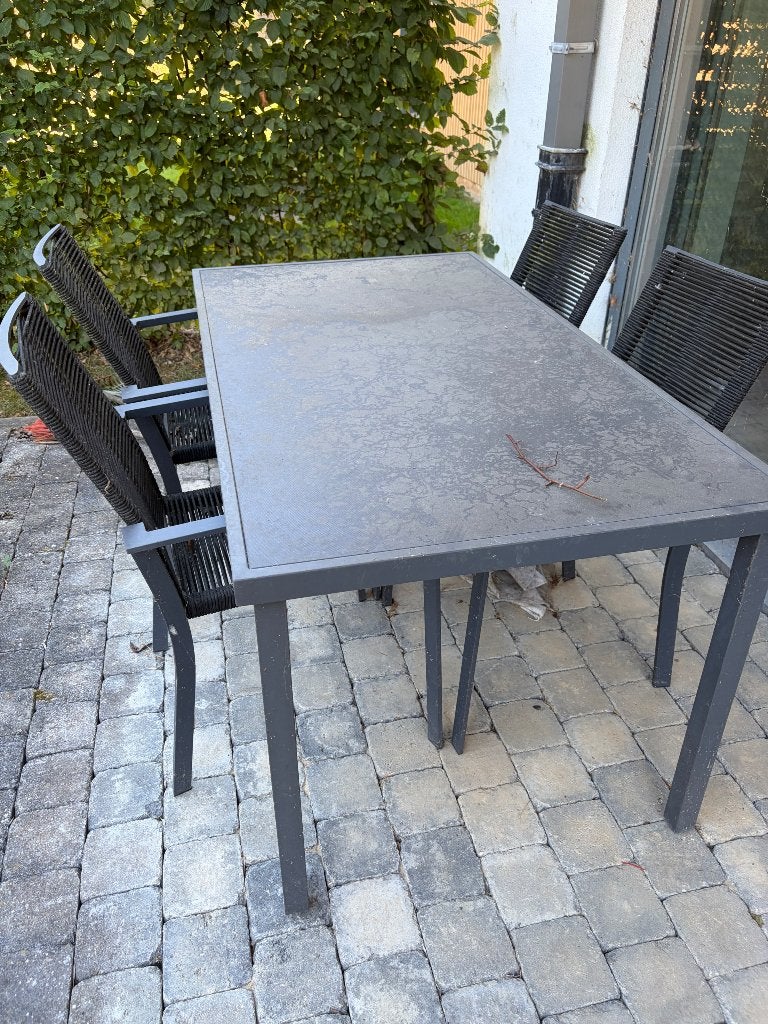 Table jardin, Table à dinner, Utilisé, Sets de jardin, Enlèvement