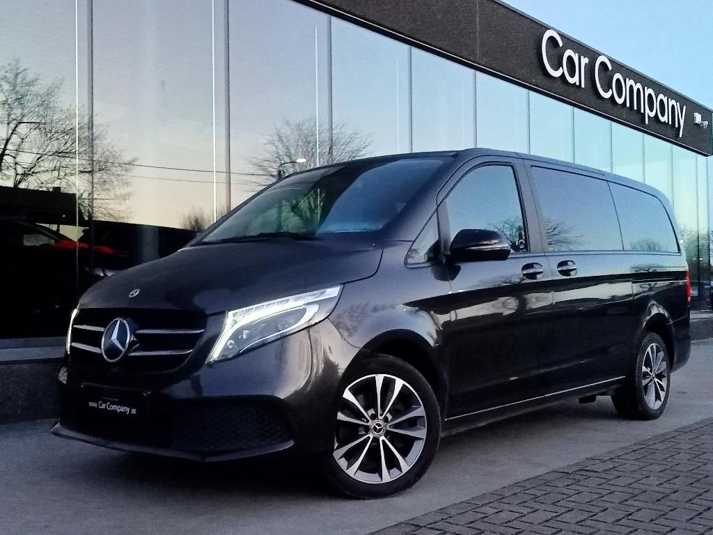 Mercedes V300CDi Dubbel Cabine/Lichte Vracht/leder, Autos, Cuir, Argent ou Gris, 199 g/km, Entreprise