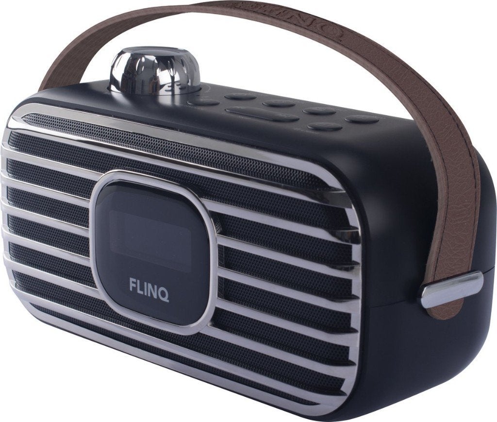 Draagbare retro DAB radio & bluetooth speaker, Ophalen, Nieuw, Radio
