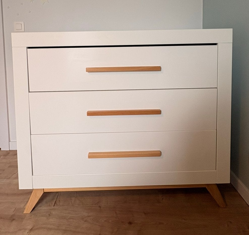 Bopita Fenna Commode Wit / Naturel, Ophalen, Commode
