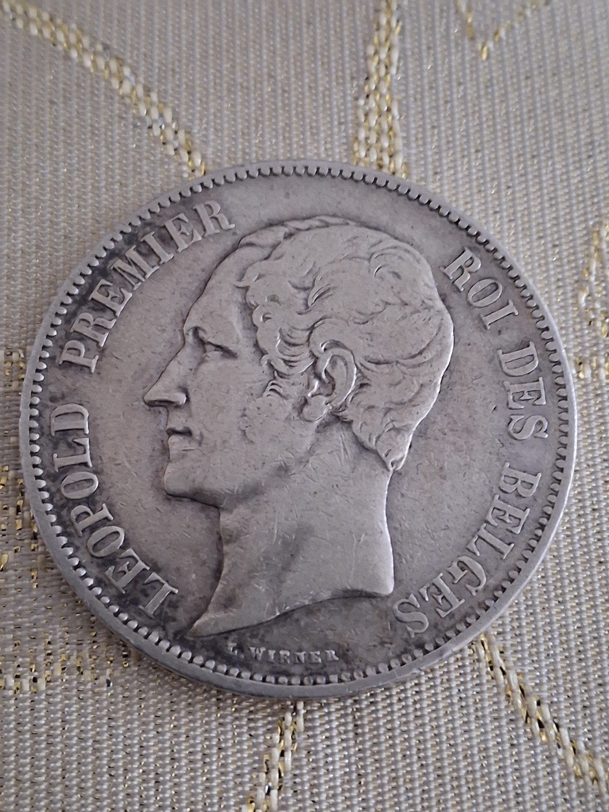 5 francs Leopold 1 jaar 1851, Verzenden, Munten
