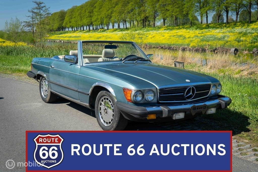Mercedes-Benz 380 SL | 1983 | Route 66 Auctions, Achat, Entreprise, Boîte manuelle, Autre carrosserie
