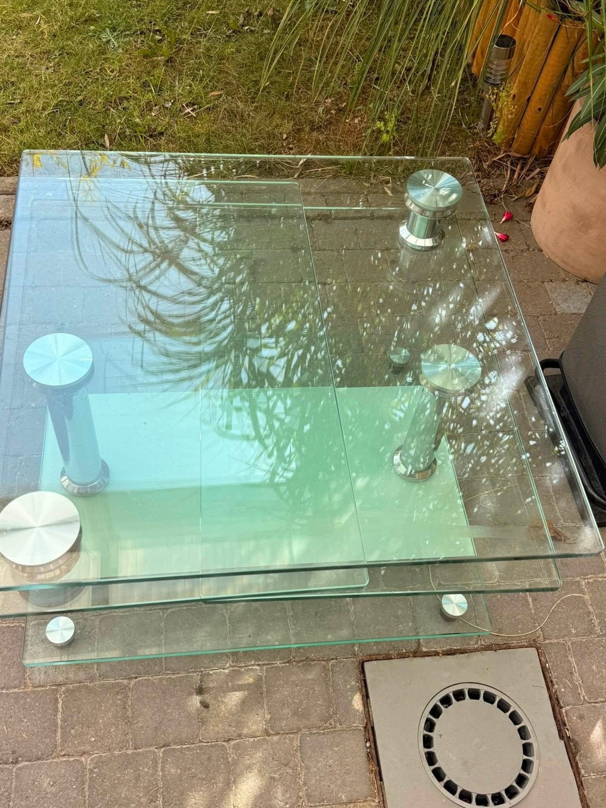 Table de salon, Enlèvement, Utilisé, Carré, Verre