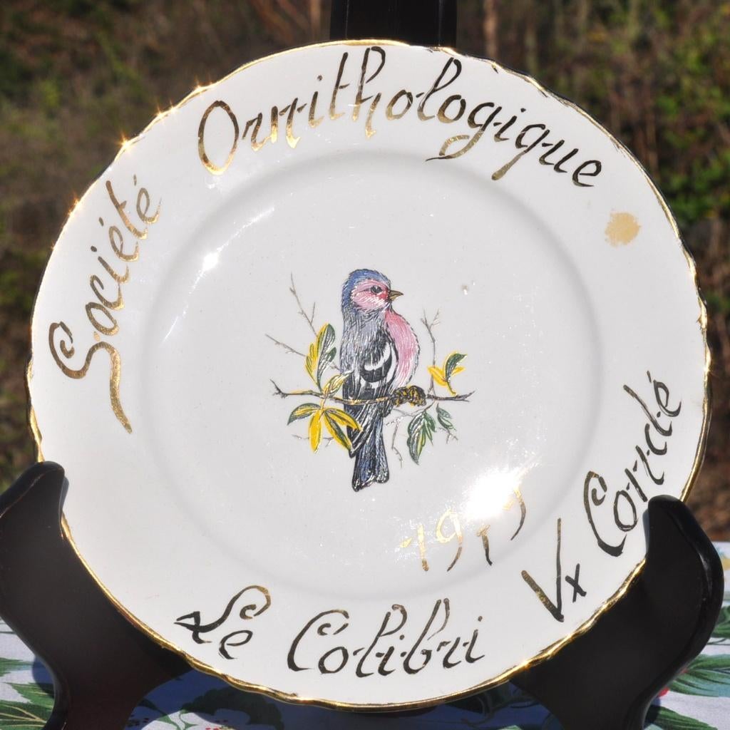 assiette a l'oiseau (2), Antiek en Kunst, Antiek | Wandborden en Tegels, Ophalen of Verzenden