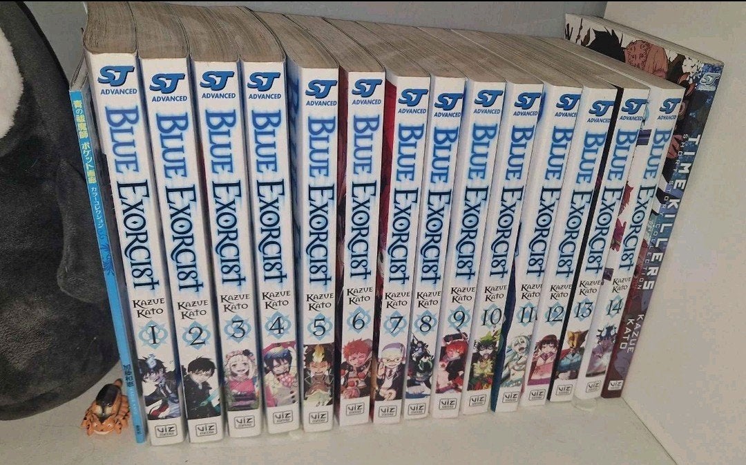 Engelse manga
Blue exorcist 1 tot 14 + kleine pocket gallery, Meerdere comics, Ophalen of Verzenden, Japan (Manga)