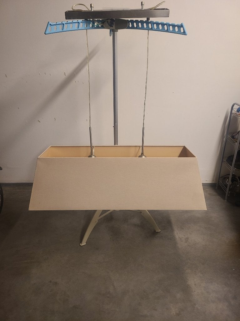 Mooie hanglamp met beige kap, Enlèvement, Utilisé