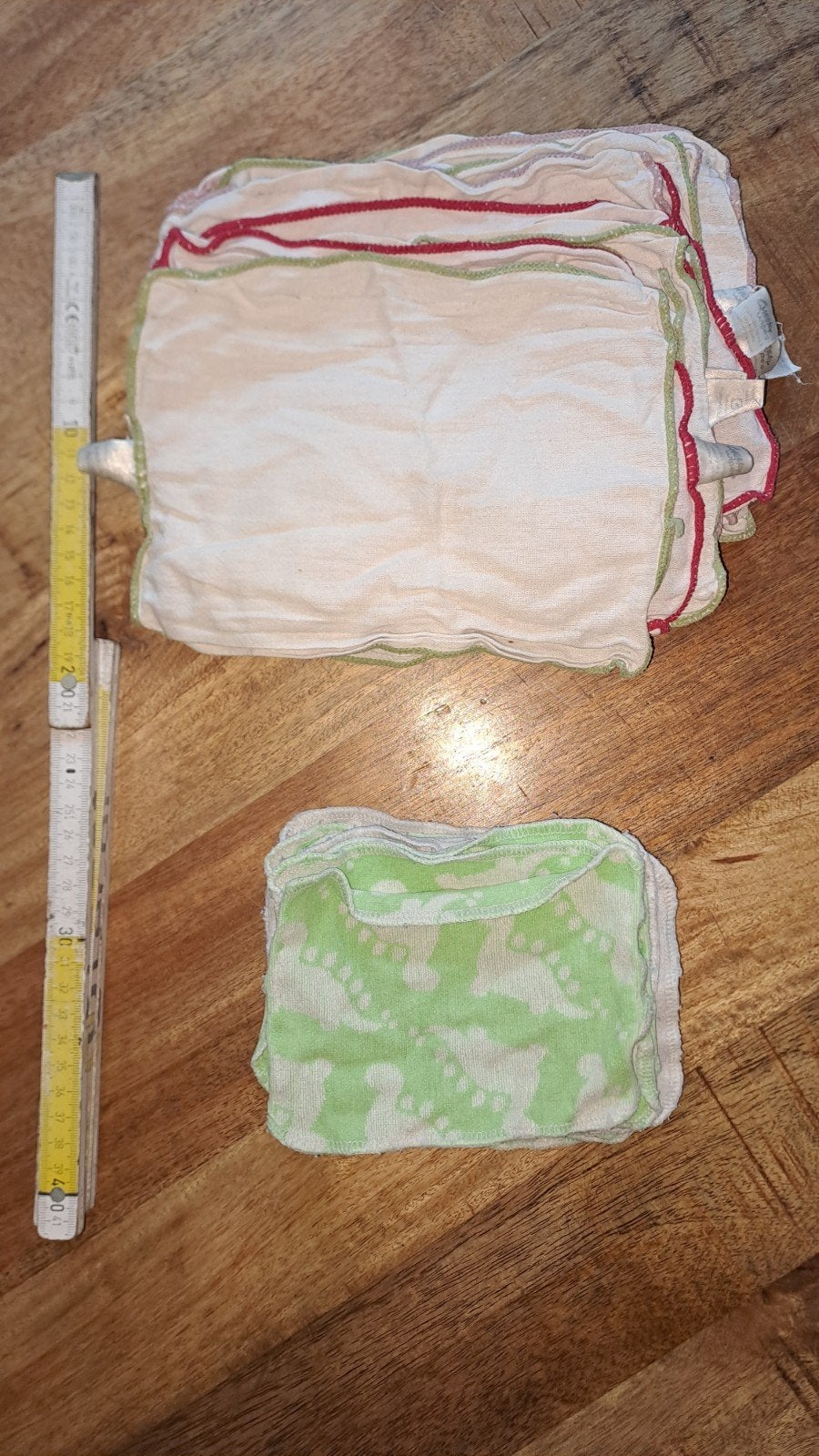 Lingettes lavables (pour bébé), Enlèvement, Utilisé