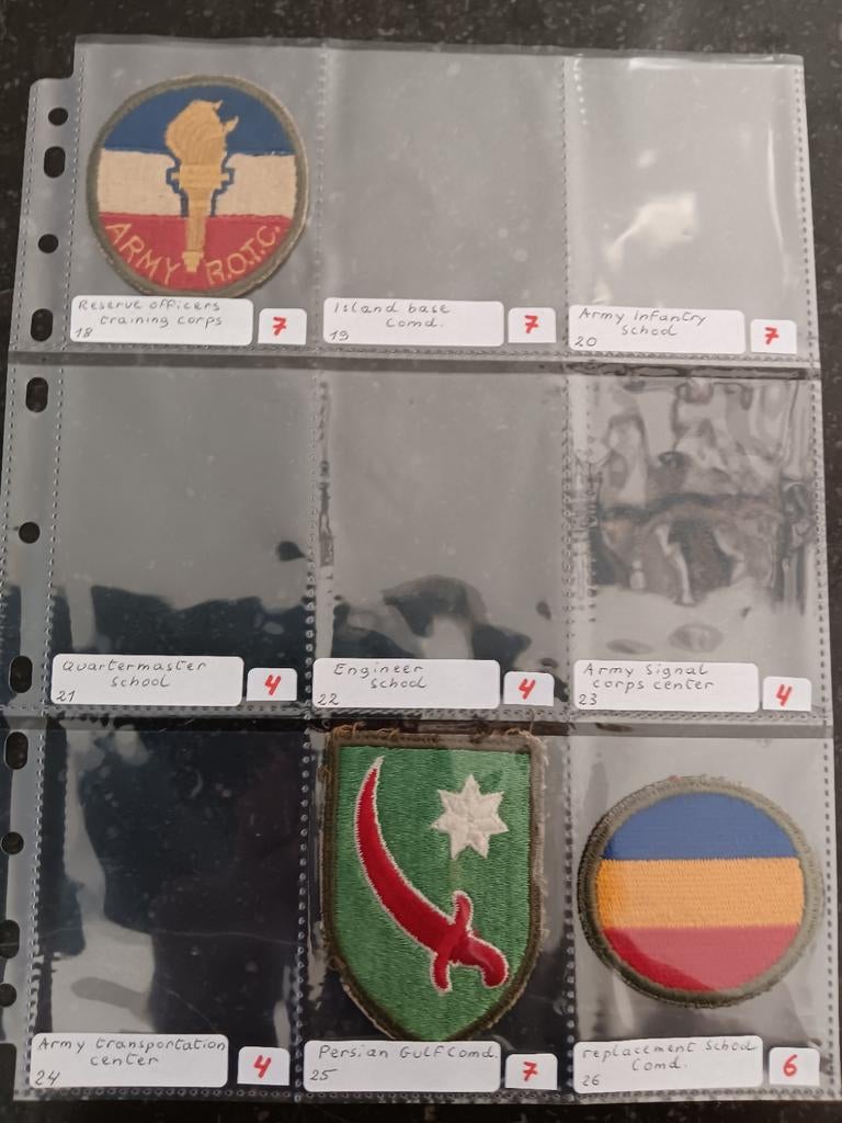 Us ww2 patches, Enlèvement ou Envoi