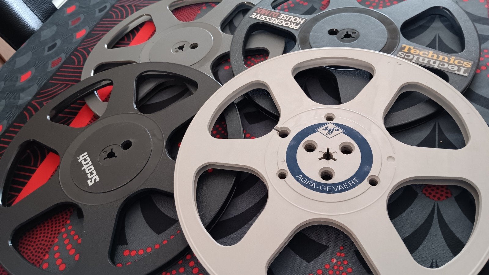 plastic reels 26cm 5 eur stuk, Audio, Tv en Foto, Ophalen of Verzenden