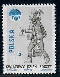 Polen yvertnrs: 3265 postfris, Ophalen of Verzenden, Polen, Postfris