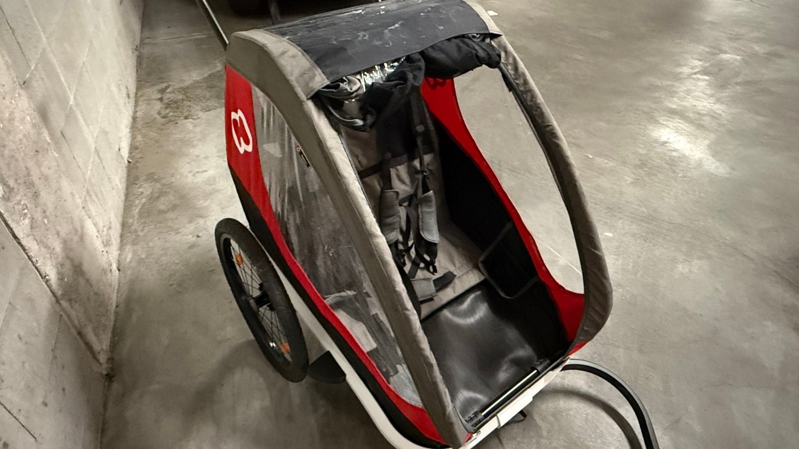 Hamax fietskar, Vélos & Vélomoteurs, Accessoires vélo | Remorques, Pliable, 20 à 40 kg, Comme neuf, Enlèvement