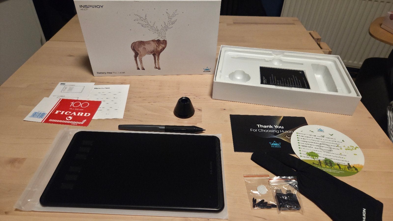Inspiroy H640P Battery free Pen Tablet, Enlèvement ou Envoi