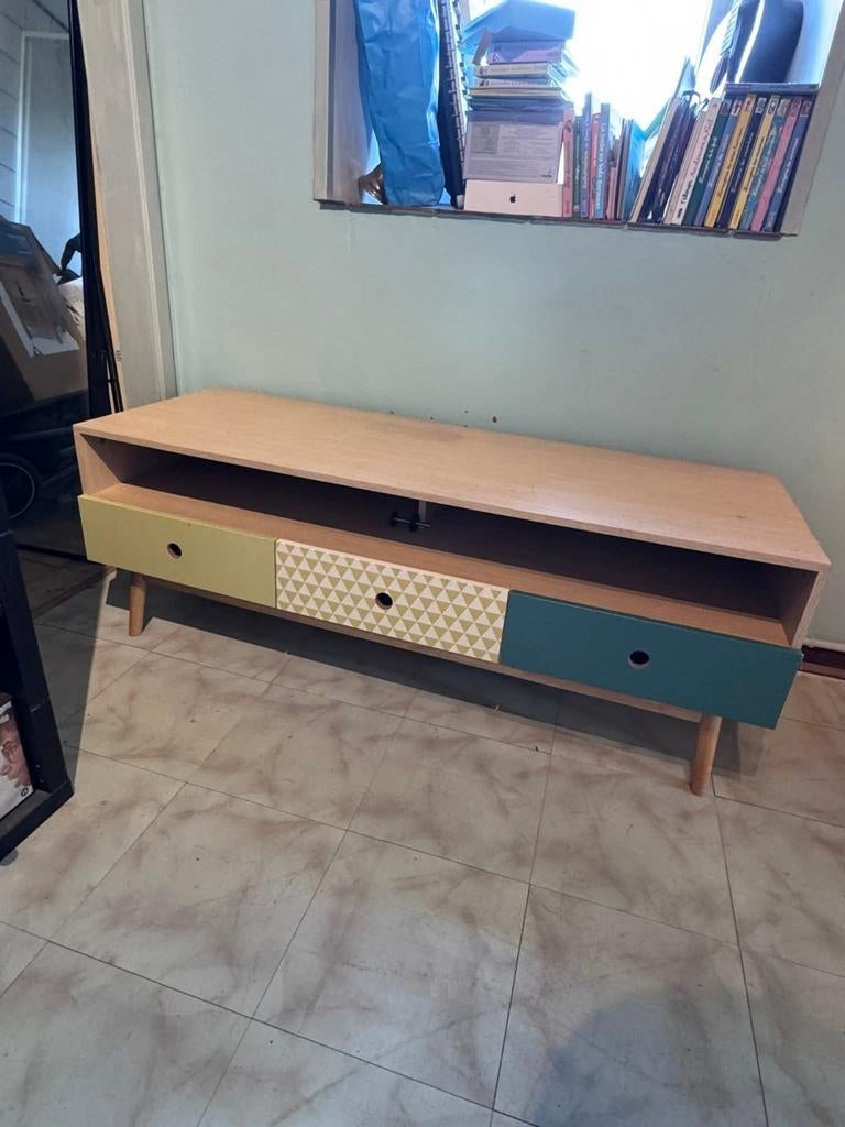 Meuble télé, Comme neuf, Enlèvement, 50 à 100 cm, 100 à 150 cm