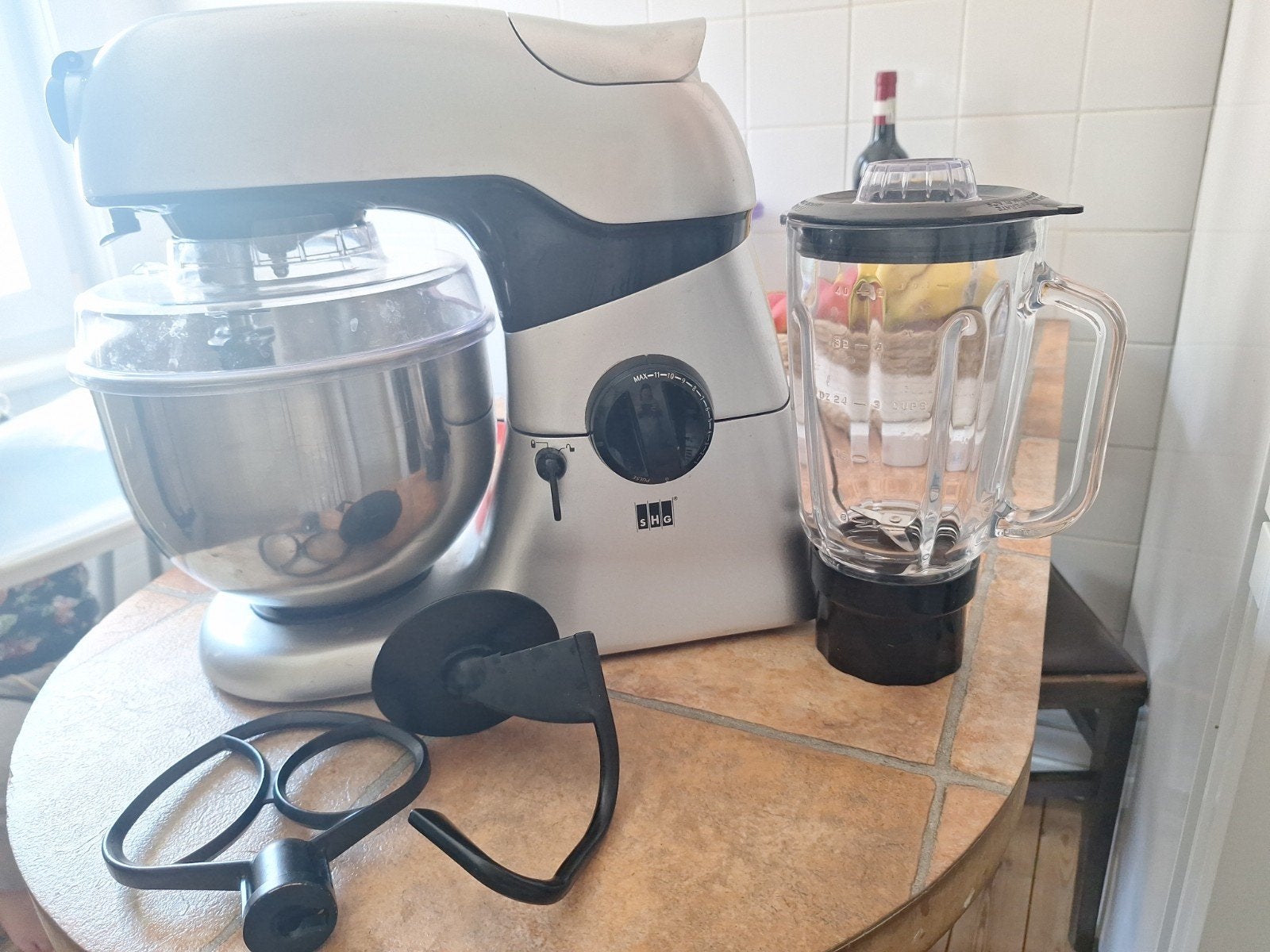 SHG KM 700.09 Keukenmachine met Blender – 800W, Electroménager, Mélangeurs de cuisine, Enlèvement