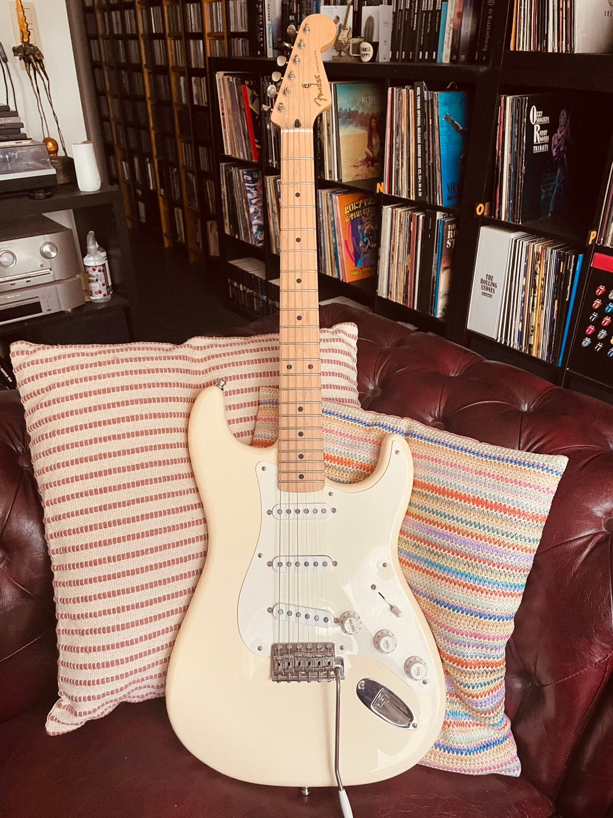 Fender Jimmie Vaughan Stratocaster – als nieuw, Muziek en Instrumenten, Ophalen, Zo goed als nieuw, Fender