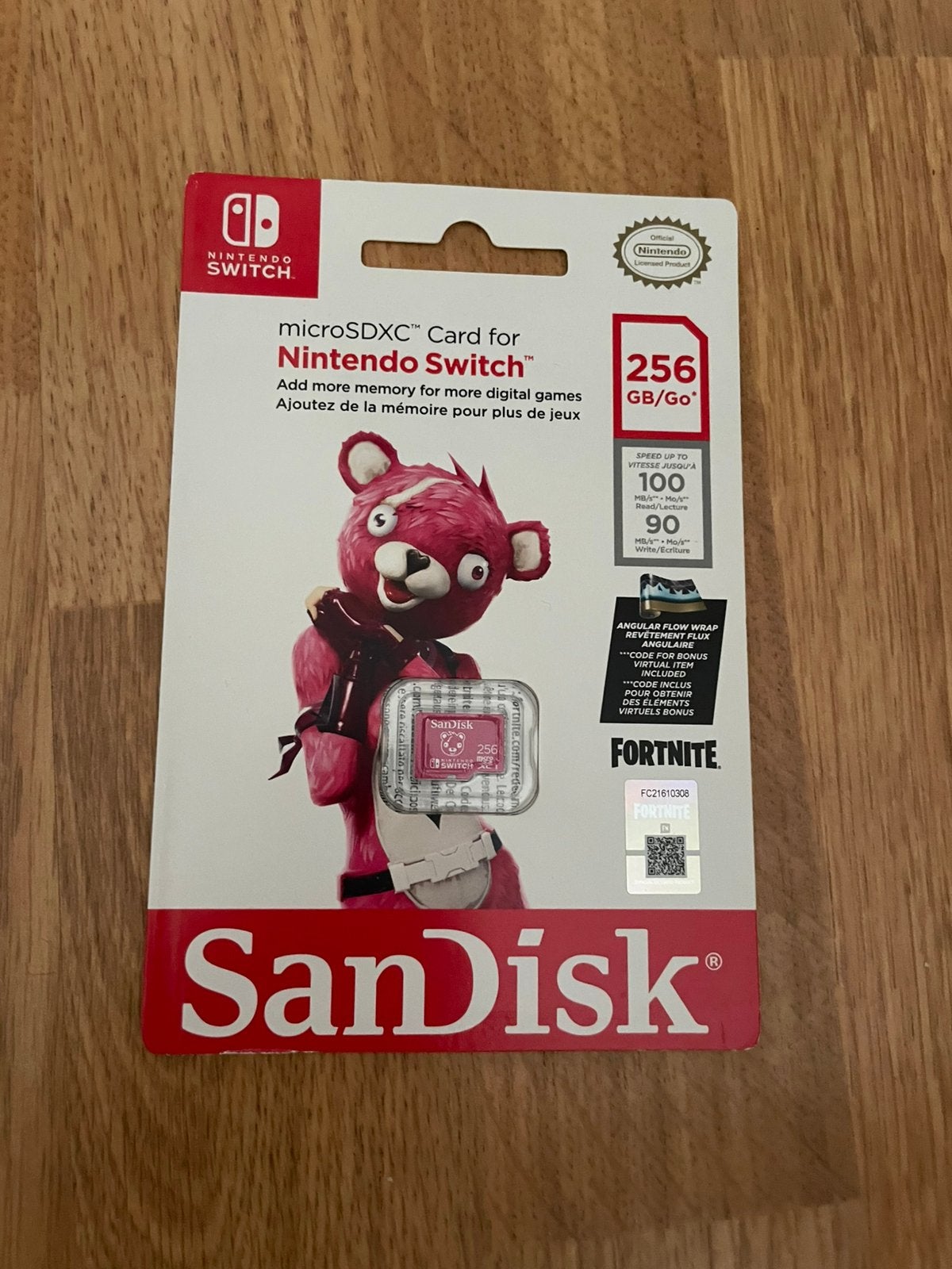 Carte micro SD sandisk 256g switch edition fortnite, Enlèvement, Neuf