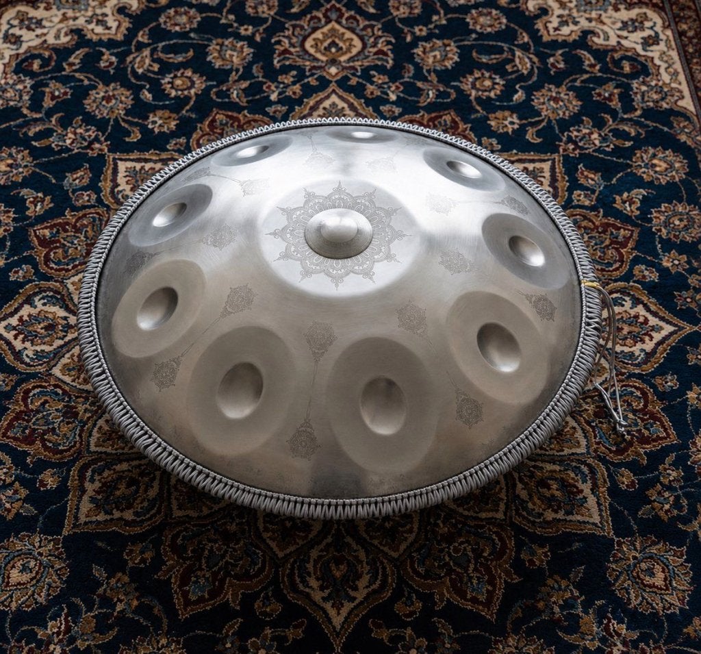 Handpan 10 noten D Kurd roestvrij staal, Ophalen of Verzenden, Zo goed als nieuw