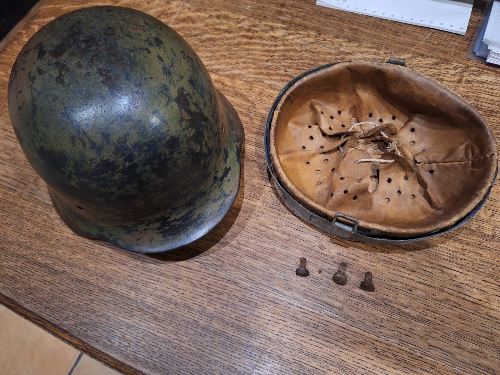 Casque allemand m40 ww2, Enlèvement ou Envoi