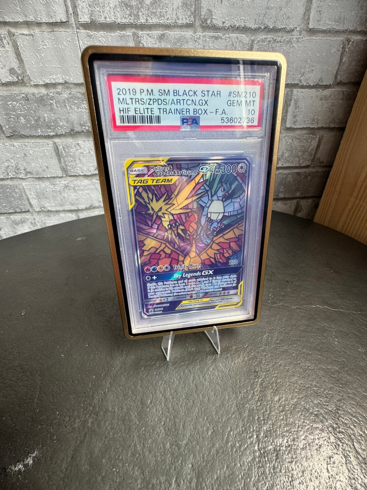 Molters & Zapdos et Articuno GX # SM210 pass 10, Enlèvement ou Envoi, Comme neuf, Cartes en vrac