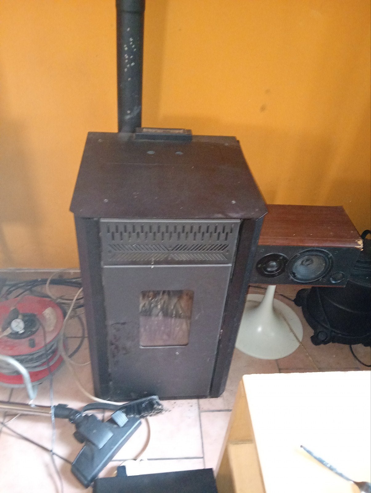 pellet kachel, Huis en Inrichting, Ophalen