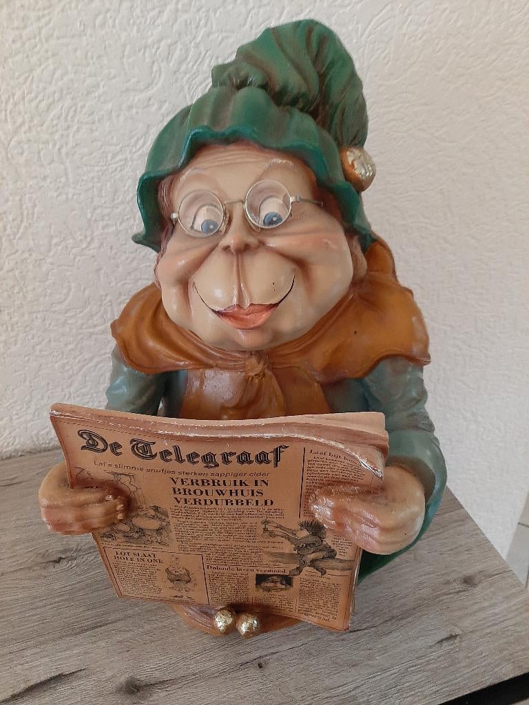 laven efteling Libris met de leesbare krant, Verzamelen, Efteling, Zo goed als nieuw, Beeldje of Poppetje, Ophalen of Verzenden