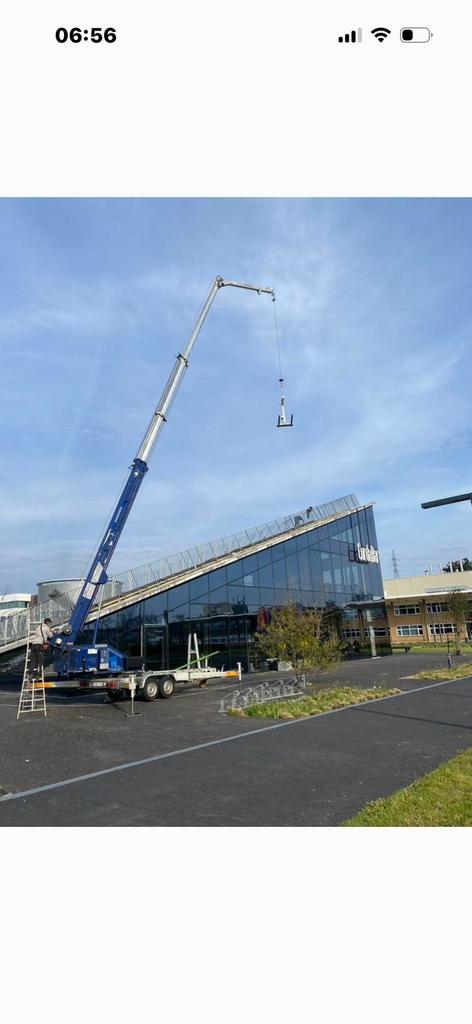 Bocker alu kraan dakwerkerskraan 27/1200 te koop, Diensten en Vakmensen, Verhuur | Gereedschap en Machines