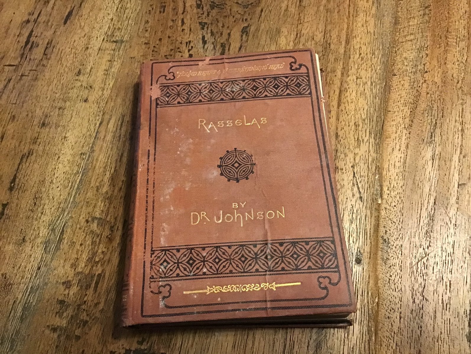 Antiek boek Rasselas Dr. Johnson 1886, Antiquités & Art, Antiquités | Livres & Manuscrits, Enlèvement ou Envoi