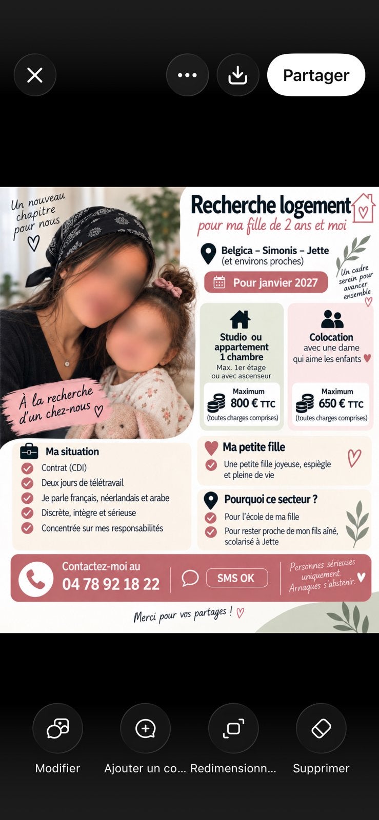 Recherche  A.1 chambre quartier belgica simonis, Tickets & Billets, Une personne