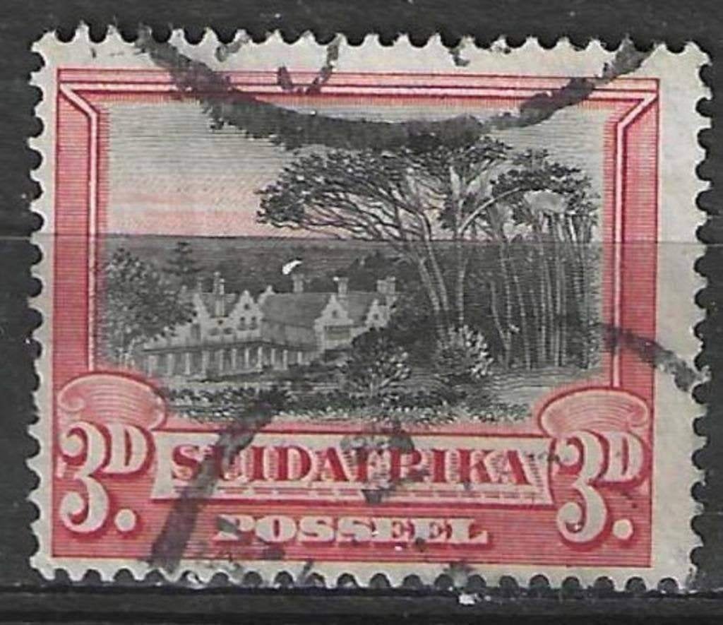 Afrique du Sud 1927/1928 - Yvert 32 - Groote Schuur (ST), Envoi, Afrique du Sud, Affranchi