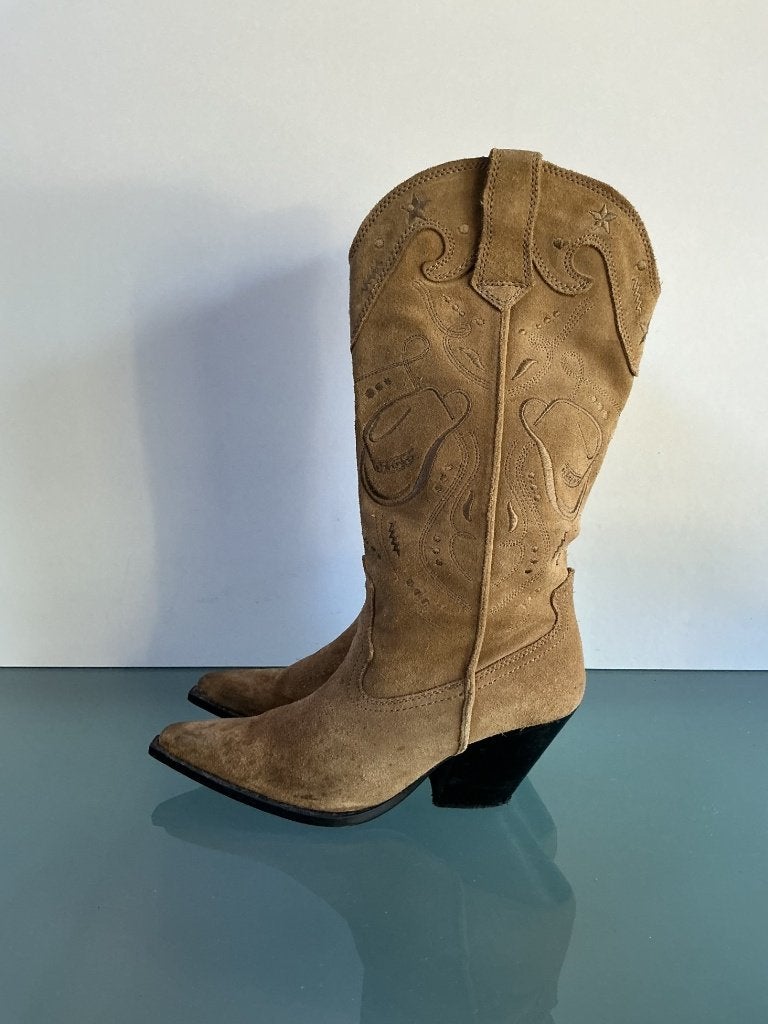 Bottes marron Cool Boho 40 | bottes | Livraison gratuite, Comme neuf, Brun, Bottes hautes, Envoi