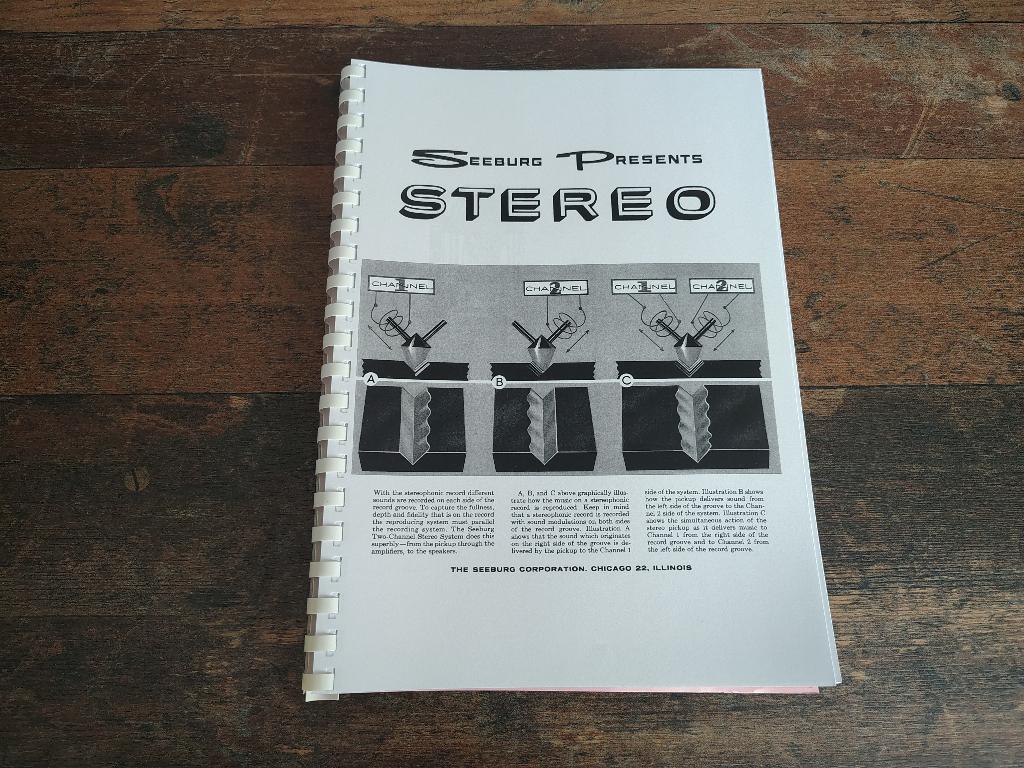 Service Manual: Seeburg Channel 222 (1959) jukebox nieuw !!, Verzamelen, Automaten | Jukeboxen, Seeburg, Verzenden