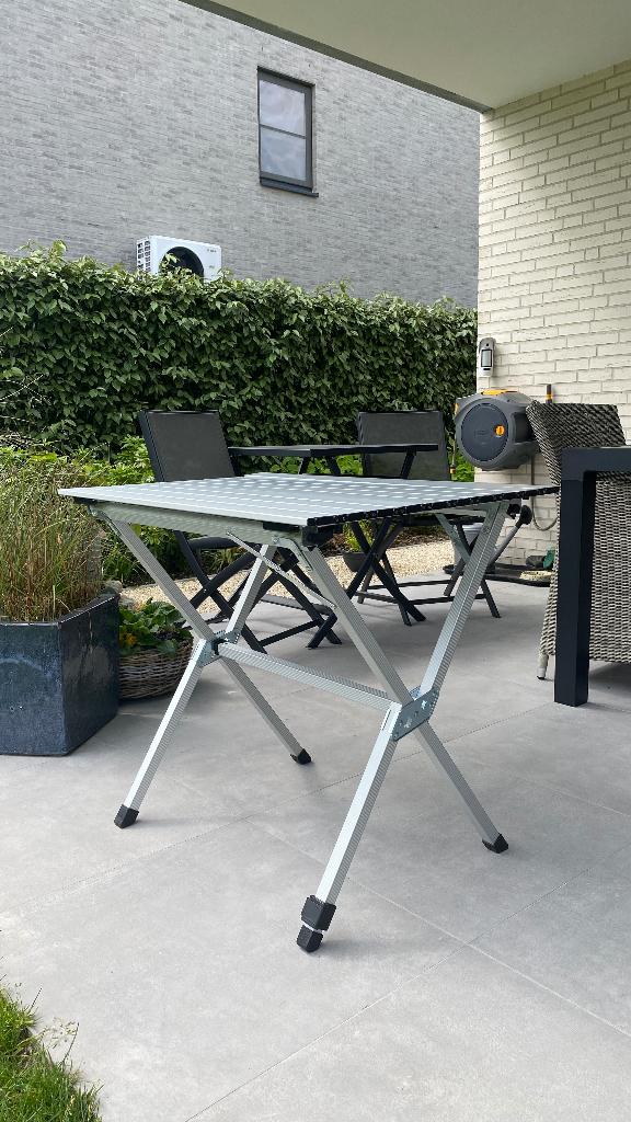 KAMPEERTAFEL ALUMINIUM 80 x 50, Enlèvement, Utilisé