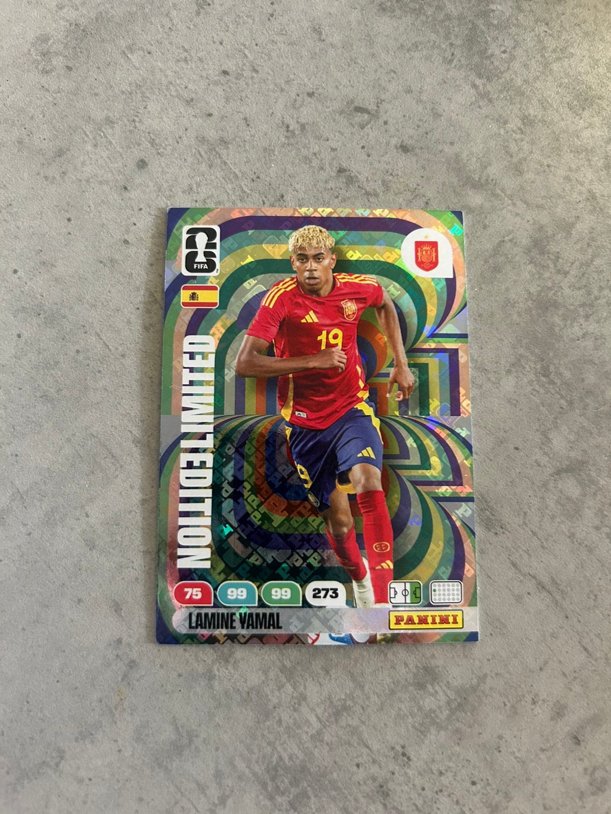 Panini coupe monde de la FIFA 2026 Hologramme Lamine Yamal, Enlèvement ou Envoi, Neuf, Image