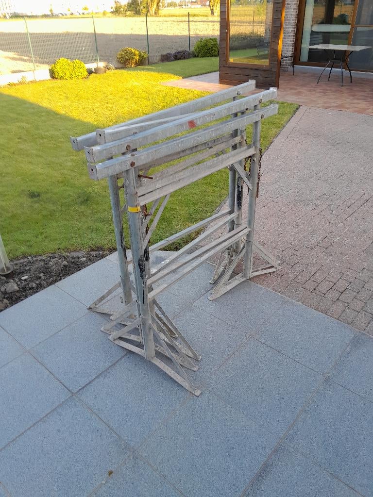 Schragen stelling, Doe-het-zelf en Bouw, Ophalen, Gebruikt, Minder dan 2 meter